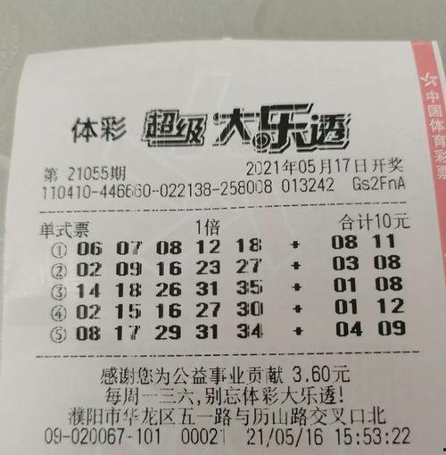 体彩d大乐透开奖结果查,幸运号码揭晓，大奖花落谁家？